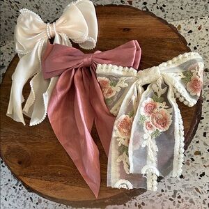Elegant Bow Hair Accessories Set